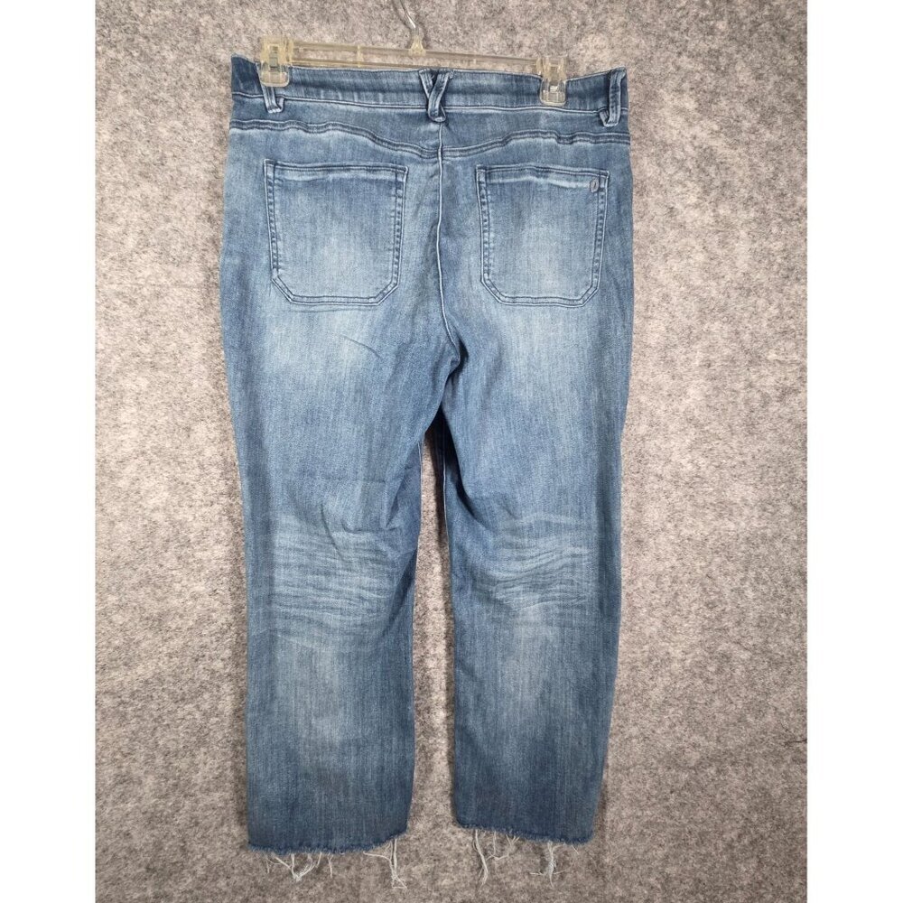 Democracy Women's Ab Technology ZDenim Jeans Slimming Lt Wash Blue Size 16 - Picture 6 of 9